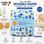 Fashion Baby All-in-One Reusable Diaper - Image 10