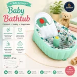 Baby Bathtub – Safe, Cozy & Comfortable - Image 2