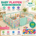Baby Playpen Ball Pit – 100 Ball Included - Image 2