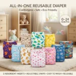 Fashion Baby All-in-One Reusable Diaper